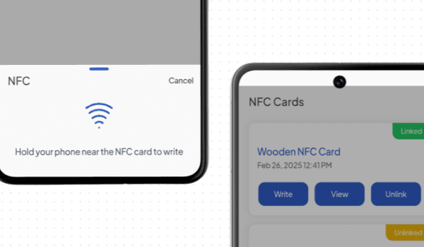 Write NFC Cards with a Tap