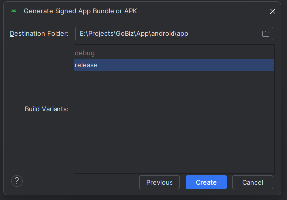 Release option