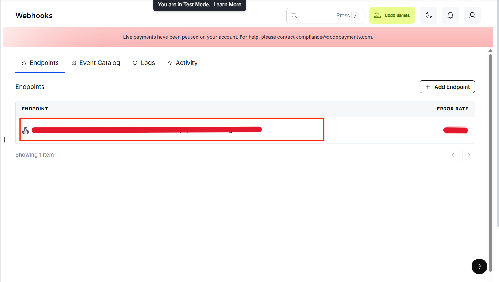 Dodo Payments page