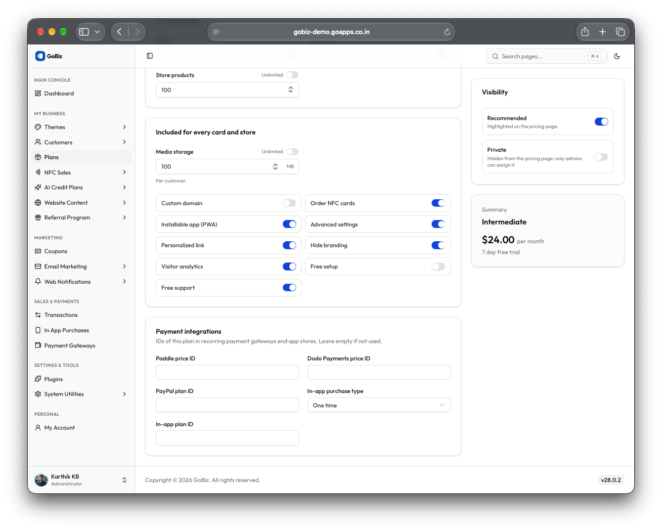 Paddle Client Token