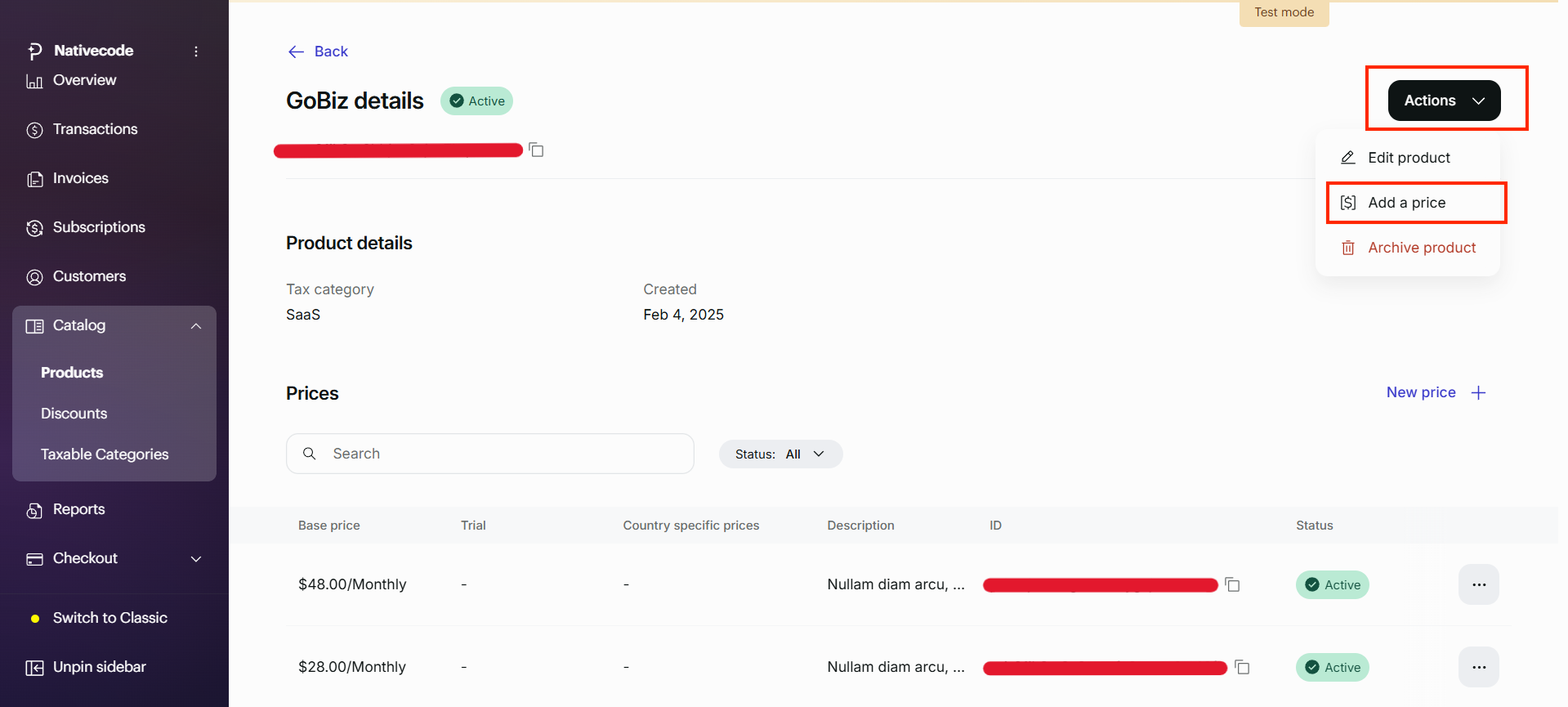 Paddle Client Token