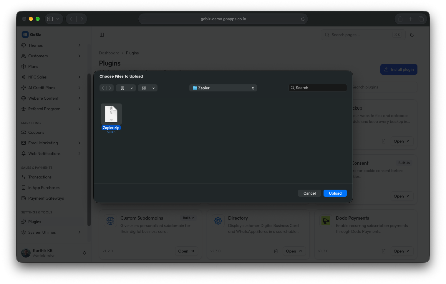 zapier-plugin-zip